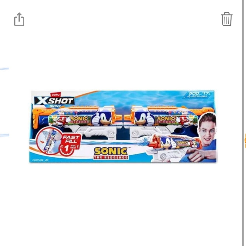 Water Blaster Toy‎ - Blue and Orange